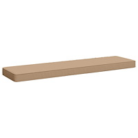 vidaXL 1-delad Bänk Kudde VUGHT 100% Polyester Sand 100 x 30 x 5 cm