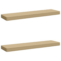 vidaXL 2-delade Bänk Kuddar VUGHT 2 st 100% Polyester Beige