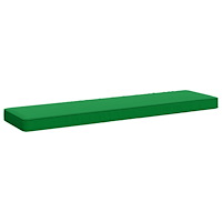 vidaXL 1-delad Bänk Kudde VUGHT 100% Polyester Grön 100 x 30 x 5 cm