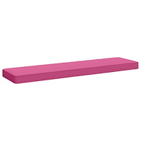 vidaXL 1-delad Bänk Kudde VUGHT 100% Polyester Rosa 100 x 30 x 5 cm