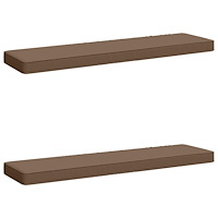 vidaXL 2-delade Bänk Kuddar VUGHT 2 st 100% Polyester Taupe