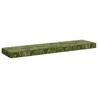 vidaXL 1-delad Bänk Kudde VUGHT 100% Polyester Bladdesign