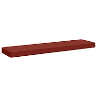 vidaXL 1-delad Bänk Kudde VUGHT 100% Polyester Röd 120 x 30 x 5 cm