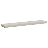 vidaXL 1-delad Bänk Kudde VUGHT 100% Polyester Vit 140 x 30 x 5 cm