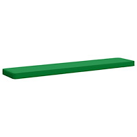 vidaXL 1-delad Bänk Kudde VUGHT 100% Polyester Grön 140 x 30 x 5 cm