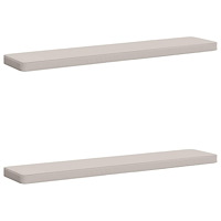 vidaXL 2-delade Bänk Kuddar VUGHT 2 st 100% Polyester Vit