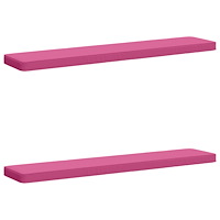 vidaXL 2-delade Bänk Kuddar VUGHT 2 st 100% Polyester Rosa