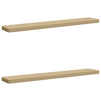 vidaXL 2-delade Bänk Kuddar VUGHT 2 st 100% Polyester Beige