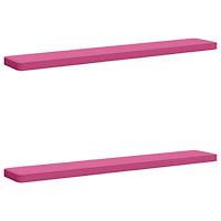 vidaXL 2-delade Bänk Kuddar VUGHT 2 st 100% Polyester Rosa