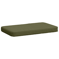 vidaXL 1-delad Bänk Kudde VUGHT 100% Polyester Olivgrön 60 x 40 x 5 cm