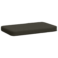 vidaXL 1-delad Bänk Kudde VUGHT 100% Polyester Antracit 60 x 40 x 5 cm