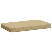 vidaXL 1-delad Bänk Kudde VUGHT 100% Polyester Beige 60 x 40 x 5 cm