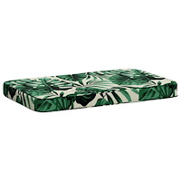 vidaXL 1-delad Bänk Kudde VUGHT 100% Polyester Bladmönster