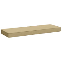 vidaXL 1-delad Bänk Kudde VUGHT 100% Polyester Beige 80 x 40 x 5 cm