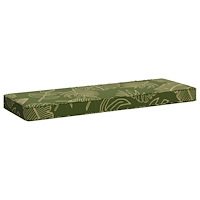 vidaXL 1-delad Bänk Kudde VUGHT 100% Polyester Bladdesign