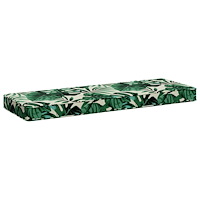 vidaXL 1-delad Bänk Kudde VUGHT 100% Polyester Bladmönster