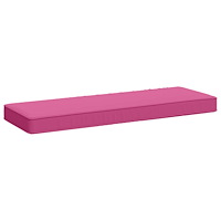 vidaXL 1-delad Bänk Kudde VUGHT 100% Polyester Rosa 80 x 40 x 5 cm