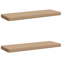 vidaXL 2-delade Bänk Kuddar VUGHT 2 st 100% Polyester Sand