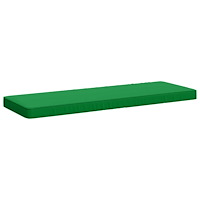 vidaXL 1-delad Bänk Kudde VUGHT 100% Polyester Grön 100 x 40 x 5 cm
