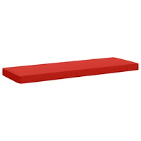 vidaXL 1-delad Bänk Kudde VUGHT 100% Polyester Röd 100 x 40 x 5 cm