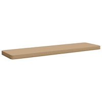 vidaXL 1-delad Bänk Kudde VUGHT 100% Polyester Sand 140 x 40 x 5 cm