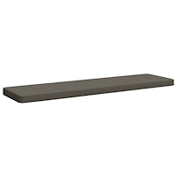 vidaXL 1-delad Bänk Kudde VUGHT 100% Polyester Grå 140 x 40 x 5 cm