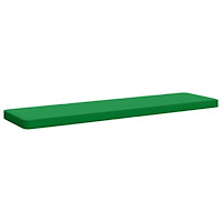vidaXL 1-delad Bänk Kudde VUGHT 100% Polyester Grön 140 x 40 x 5 cm