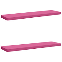 vidaXL 2-delade Bänk Kuddar VUGHT 2 st 100% Polyester Rosa