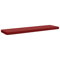 vidaXL 1-delad Bänk Kudde VUGHT 100% Polyester Vinröd 140 x 40 x 5 cm