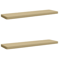 vidaXL 2-delade Bänk Kuddar VUGHT 2 st 100% Polyester Beige