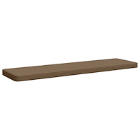 vidaXL 1-delad Bänk Kudde VUGHT 100% Polyester Taupe 160 x 40 x 5 cm