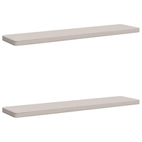 vidaXL 2-delade Bänk Kuddar VUGHT 2 st 100% Polyester Vit