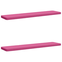 vidaXL 2-delade Bänk Kuddar VUGHT 2 st 100% Polyester Rosa