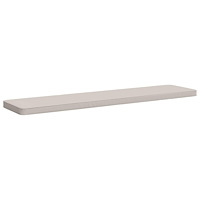 vidaXL 1-delad Bänk Kudde VUGHT 100% Polyester Vit 200 x 40 x 5 cm
