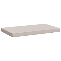 vidaXL 1-delad Bänk Kudde VUGHT 100% Polyester Vit 60 x 50 x 5 cm