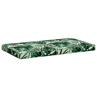vidaXL 1-delad Bänk Kudde VUGHT 100% Polyester Bladmönster