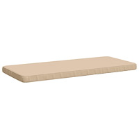 vidaXL 1-delad Bänk Kudde VUGHT 100% Polyester Gräddvit