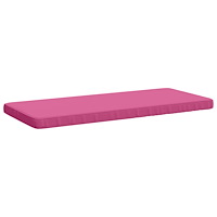 vidaXL 1-delad Bänk Kudde VUGHT 100% Polyester Rosa 110 x 50 x 5 cm
