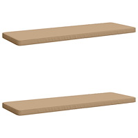 vidaXL 2-delade Bänk Kuddar VUGHT 2 st 100% Polyester Sand