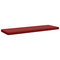 vidaXL 1-delad Bänk Kudde VUGHT 100% Polyester Vinröd 150 x 50 x 5 cm