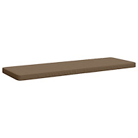 vidaXL 1-delad Bänk Kudde VUGHT 100% Polyester Taupe 160 x 50 x 5 cm