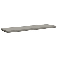 vidaXL 1-delad Bänk Kudde VUGHT 100% Polyester Grå 170 x 50 x 5 cm