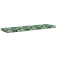 vidaXL 1-delad Bänk Kudde VUGHT 100% Polyester Bladmönster