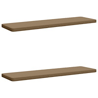 vidaXL 2-delade Bänk Kuddar VUGHT 2 st 100% Polyester Taupe