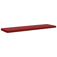 vidaXL 1-delad Bänk Kudde VUGHT 100% Polyester Vinröd 170 x 50 x 5 cm