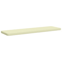 vidaXL 1-delad Bänk Kudde VUGHT 100% Polyester Gräddvit