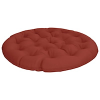 vidaXL Papasan-kudde VIANEN 100% Polyester Röd Ø 130 x 12 cm