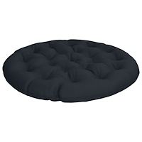 vidaXL Papasan-kudde VIANEN 100% Polyester Mörkblå Ø 120 x 12 cm
