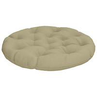 vidaXL Hängstolskudde VIANEN 100% Polyester Ljusgrön Ø 80 x 12 cm