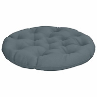 vidaXL Hängstolskudde VIANEN 100% Polyester Blå Ø 80 x 12 cm
